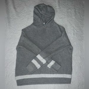 TIME AND TRU gray and white hoodie